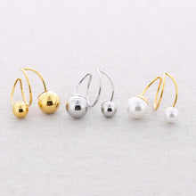 Cargar imagen en el visor de la galería, ANILLO DOBLE PERLA
