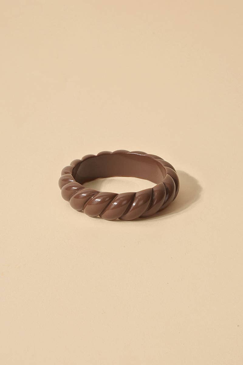 PULSERA TWIS MARRON