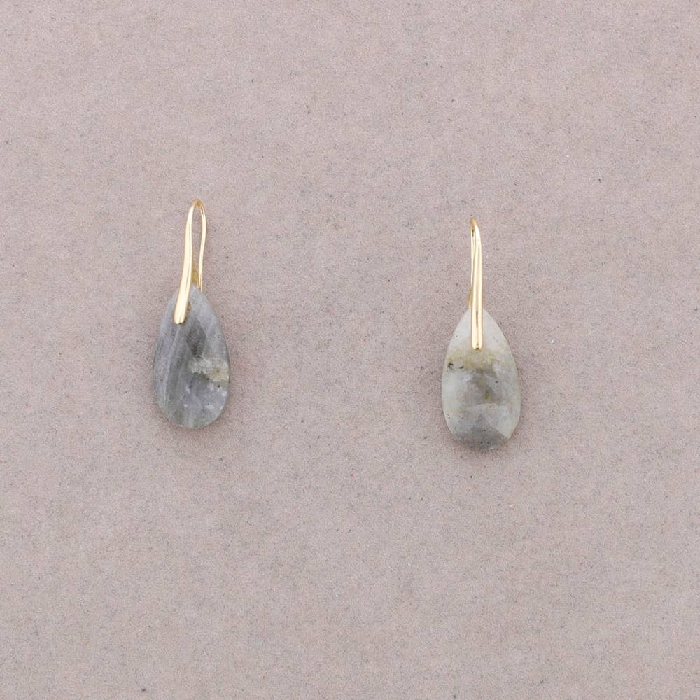 PENDIENTES GOTA PIEDRA