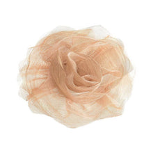 Cargar imagen en el visor de la galería, BROCHE FLOR TUL METALIZADA
