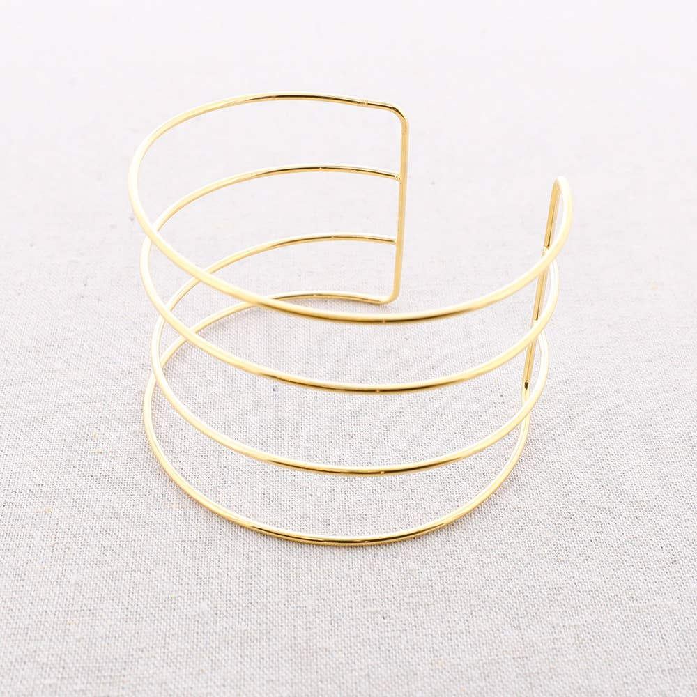 BRAZALETE ACERO CUATRO TIRAS