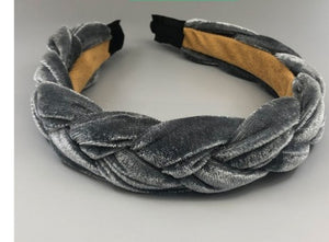 DIADEMA TRENZADA TERCIOPELO