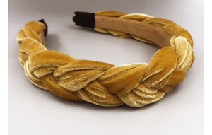 DIADEMA TRENZADA TERCIOPELO