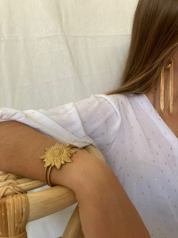 PULSERA AJUSTABLE GIRASOL