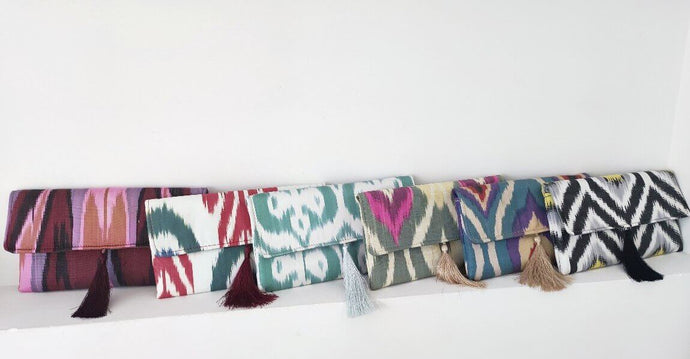 CLUTCH DE SEDA ETNICA