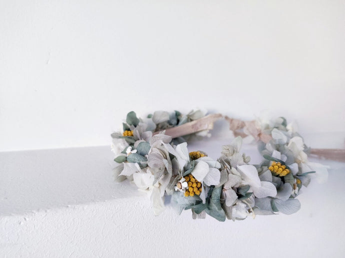 CORONA HORTENSIAS VERDISE