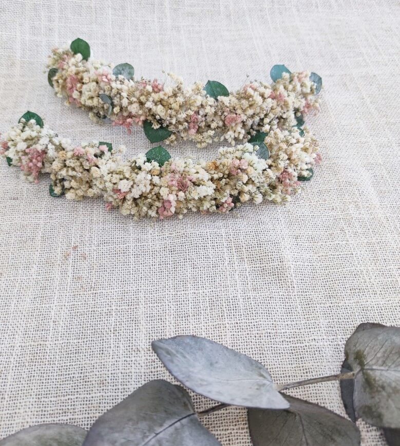 Paniculata Coronas De Flores Para Niñas Comunion MEDIA CORONA DE