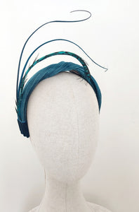 TOCADO DIADEMA TEAL