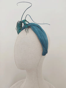 TOCADO DIADEMA TEAL