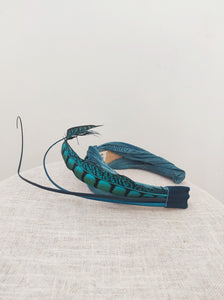 TOCADO DIADEMA TEAL
