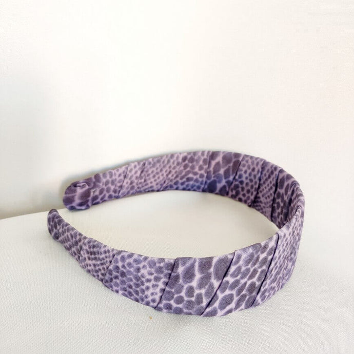 DIADEMA PRINT MORADA EMPOLVADO