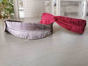 DIADEMA HOJAS HILOS