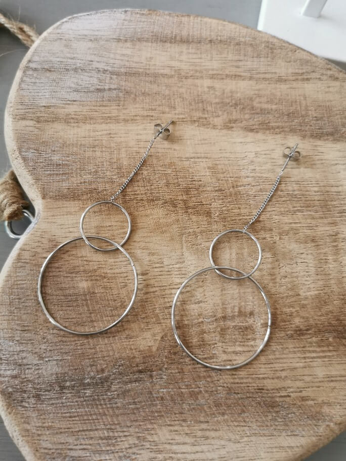 PENDIENTES DOBLE ARO