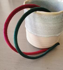 DIADEMA FINITA DE TERCIOPELO