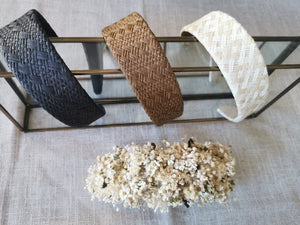 DIADEMA PLANA DE RAFIA