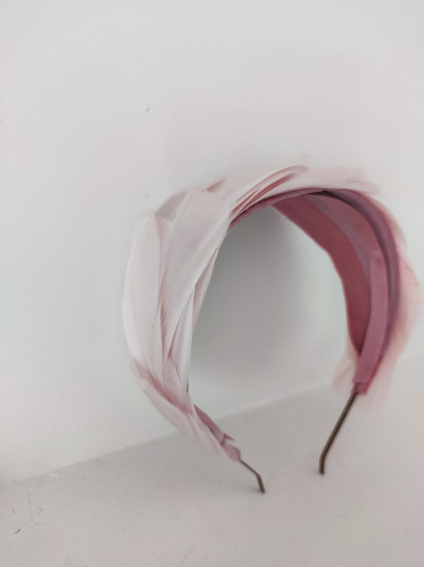 DIADEMA DE PLUMAS PATO