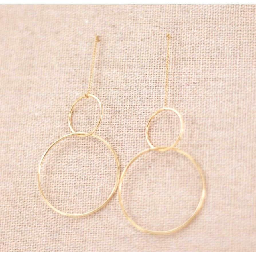 PENDIENTES DOBLE ARO