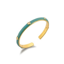 Cargar imagen en el visor de la galería, ANILLO AJUSTABLE ESMALTADO
