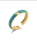 ANILLO AJUSTABLE ESMALTADO